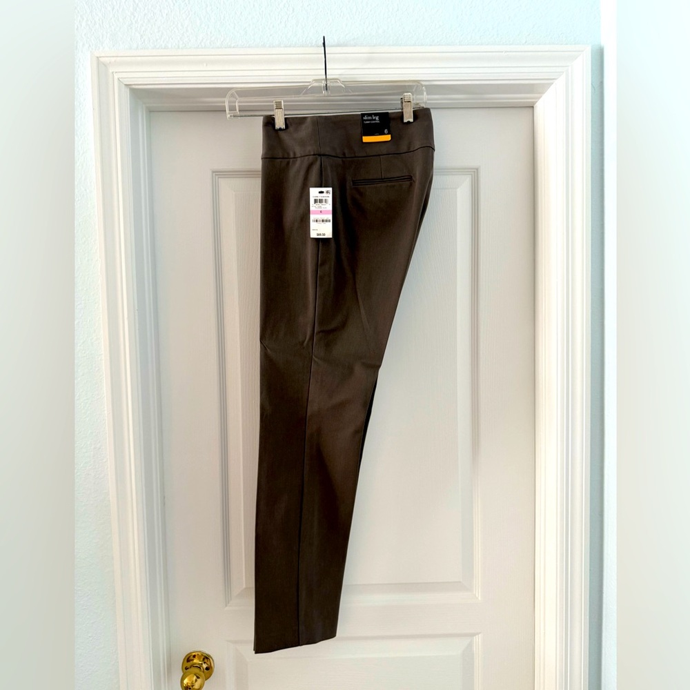 Alfani brown/taupe slacks, NWT